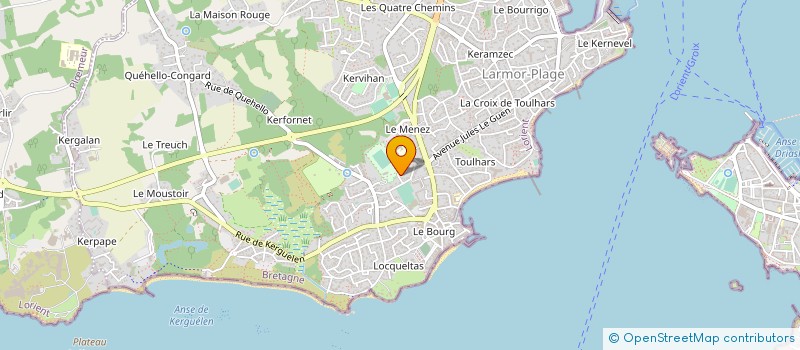 localisation de l'entreprise ASTRUC FINANCE  LARMOR-PLAGE