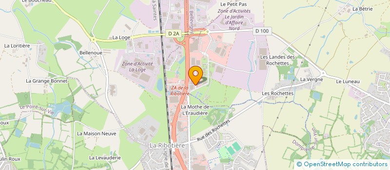 localisation de l'entreprise ASTRUC MOBILITY à DOMPIERRE-SUR-YON