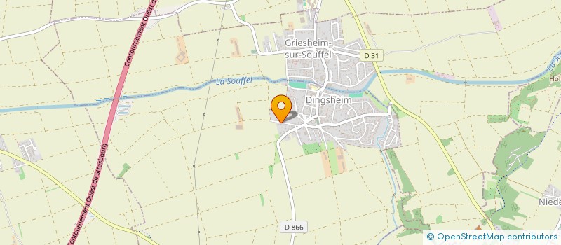 localisation de l'entreprise ASTU'PIEUX  DINGSHEIM