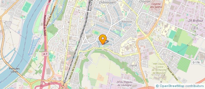 localisation de l'entreprise ASTU'SCENE à VALENCE