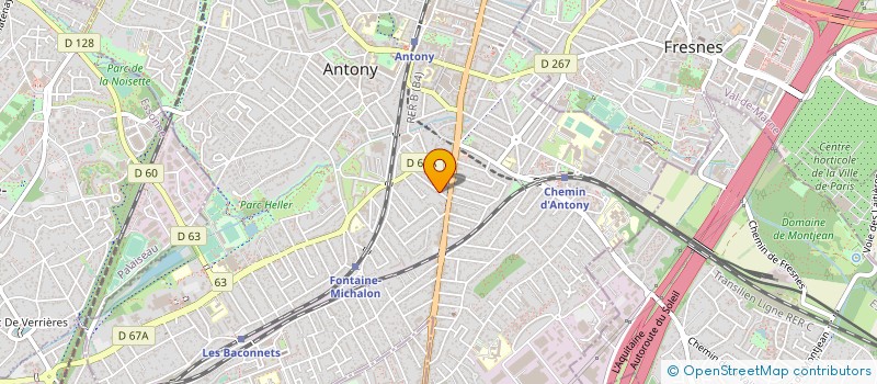 localisation de l'entreprise ASTUCE à ANTONY