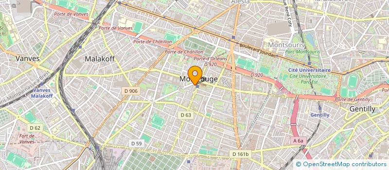 localisation de l'entreprise ASTUCE CONSEIL  MONTROUGE