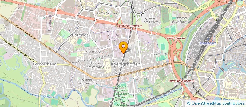 localisation de l'entreprise ASTUCE NET à STRASBOURG