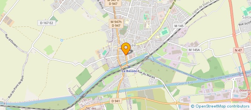 localisation de l'entreprise ASTUCIO  LA BASSEE