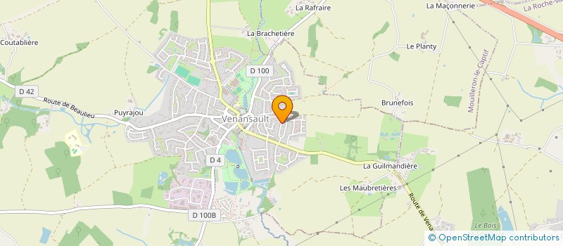 localisation de l'entreprise ASTUR RAMONAGE  VENANSAULT