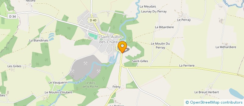 localisation de l'entreprise ASTUS à SAINT-AUBIN-DES-CHATEAUX