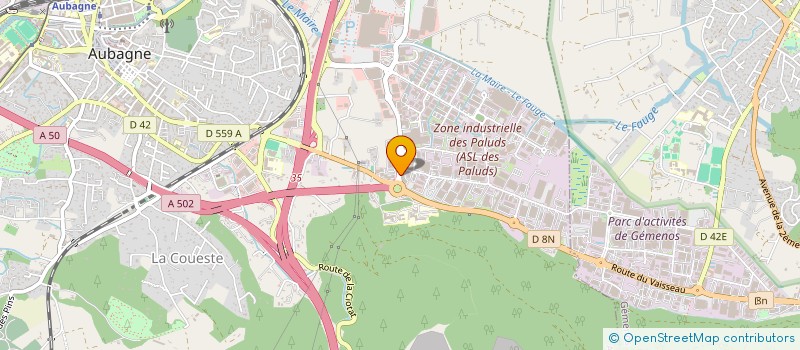 localisation de l'entreprise ASTUS AUBAGNE à AUBAGNE