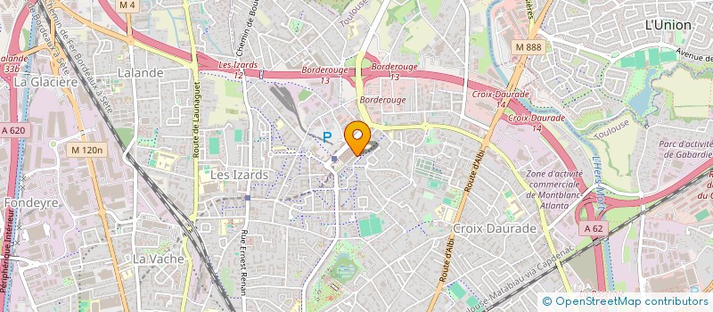 localisation de l'entreprise ASTUS MAOURINES à TOULOUSE