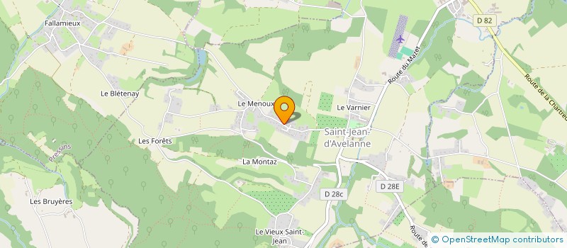 localisation de l'entreprise ASTVI  SAINT-JEAN-D'AVELANNE