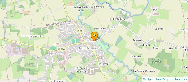 localisation de l'entreprise ASTYDEME  SAINT-ERBLON