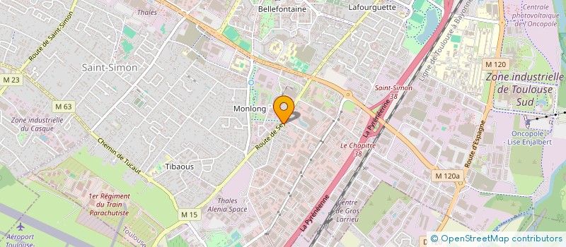 localisation de l'entreprise ASTYPALEA à TOULOUSE