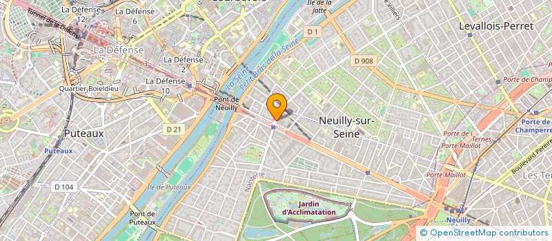 localisation de l'entreprise ASU CEREA PARTNERS  NEUILLY-SUR-SEINE