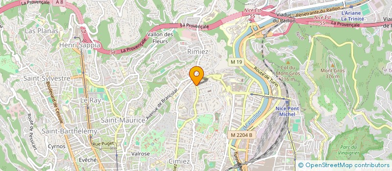 localisation de l'entreprise ASU CONSULTING INFO  NICE