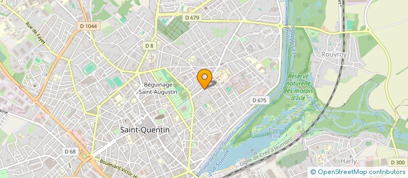 localisation de l'entreprise ASU GROUPE AKSIS MOOVEUS à SAINT-QUENTIN