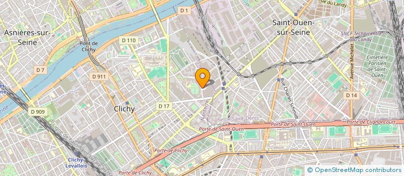 localisation de l'entreprise ASU GROUPE EDITIONS LARIVIERE à CLICHY