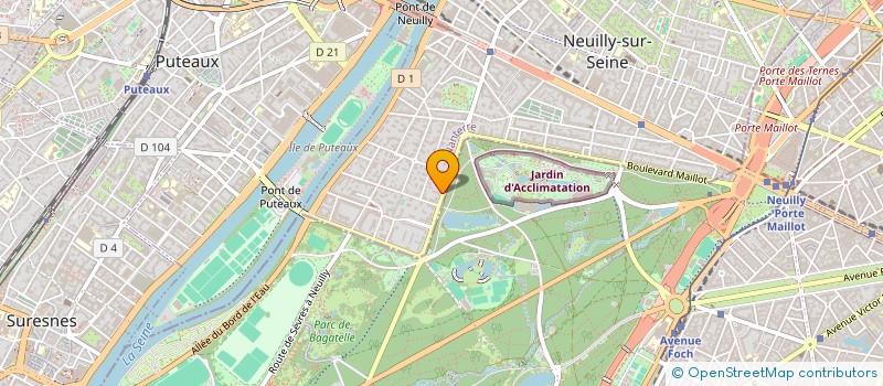 localisation de l'entreprise ASU GROUPE EOM à NEUILLY-SUR-SEINE