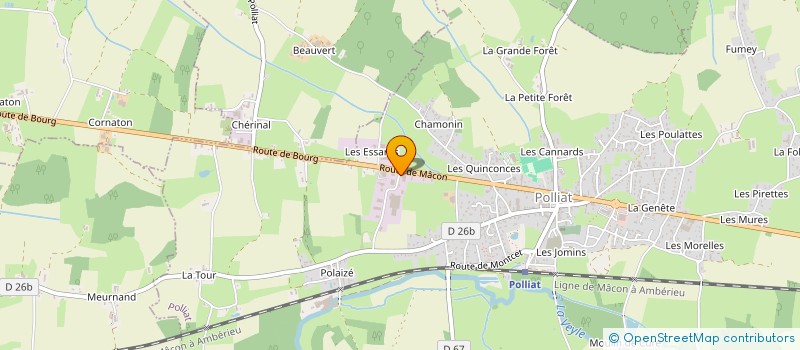 localisation de l'entreprise ASU HORSETRUCKS SOLUTIONS  POLLIAT