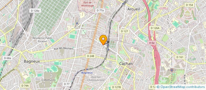 localisation de l'entreprise ASU IMAGINO  CACHAN