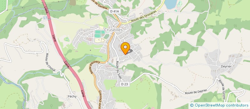 localisation de l'entreprise ASU IMMOBILIER  CRUSEILLES