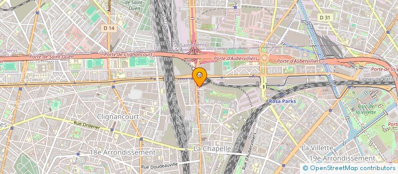 localisation de l'entreprise ASU LM  PARIS