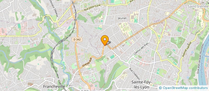 localisation de l'entreprise ASU PRO CONCILIO REXFI  SAINTE FOY LES LYON