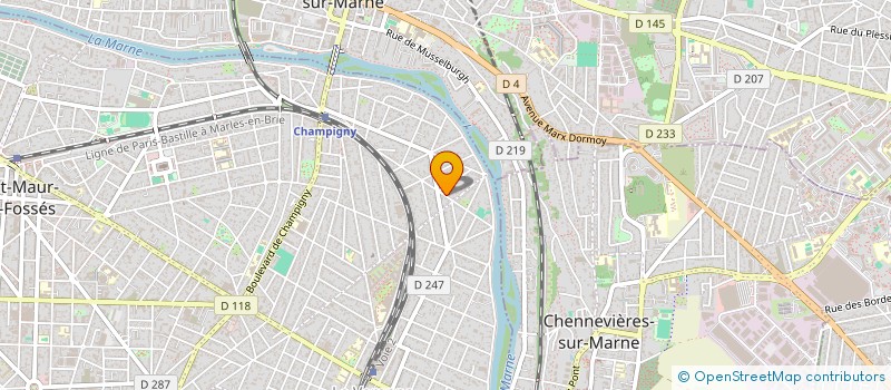 localisation de l'entreprise ASU SITBEN CONSULTING à SAINT-MAUR-DES-FOSSES