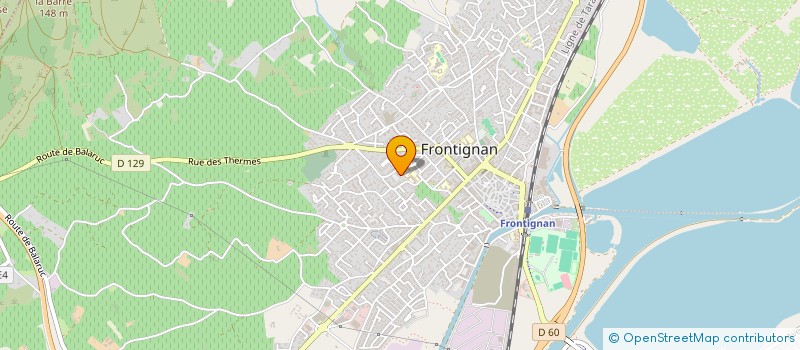 localisation de l'entreprise ASU STREET DANCER à FRONTIGNAN