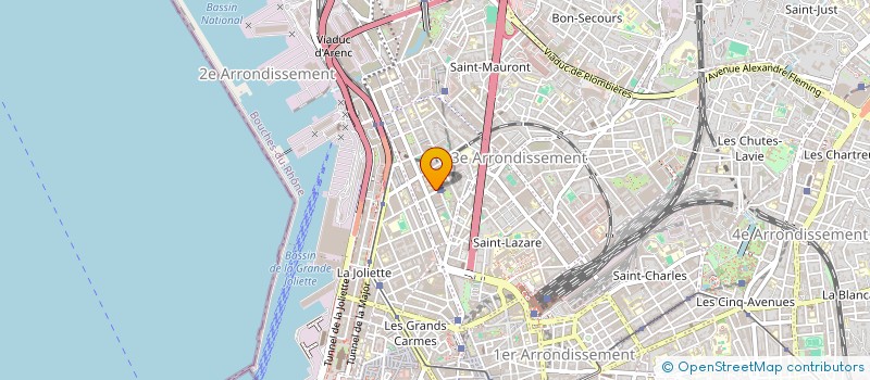 localisation de l'entreprise ASUGAL à MARSEILLE