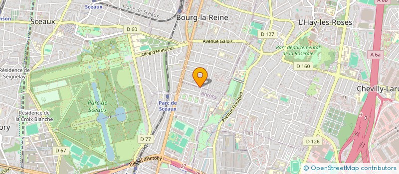 localisation de l'entreprise ASUNLYS PARTNERS à BOURG-LA-REINE