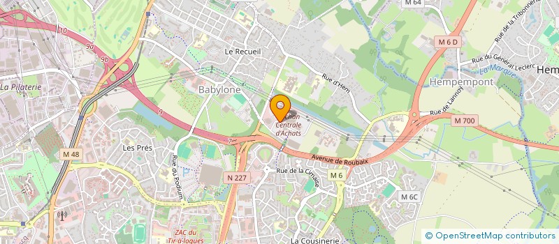 localisation de l'entreprise ASUPER 1 à VILLENEUVE-D'ASCQ