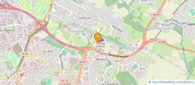 localisation de l'entreprise ASUPER 3 à VILLENEUVE-D'ASCQ