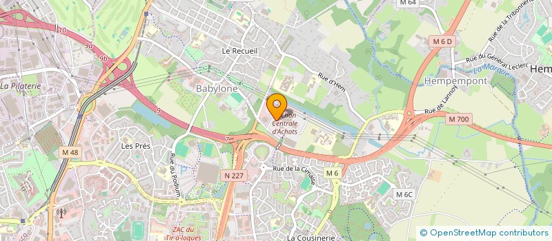 localisation de l'entreprise ASUPERCARB 6 à VILLENEUVE-D'ASCQ