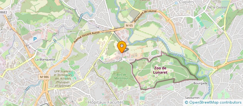 localisation de l'entreprise ASUR à MONTPELLIER