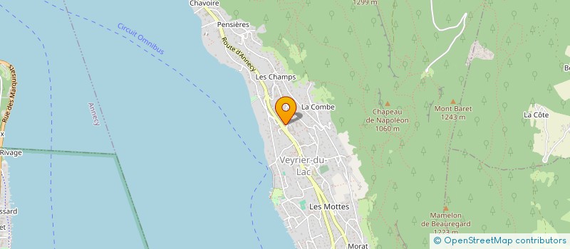 localisation de l'entreprise ASUR  VEYRIER-DU-LAC