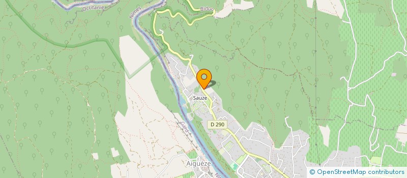 localisation de l'entreprise ASURA PROD  SAINT-MARTIN-D'ARDECHE