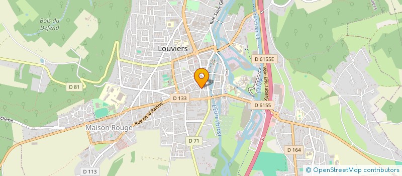 localisation de l'entreprise ASURI  RIVES-EN-SEINE