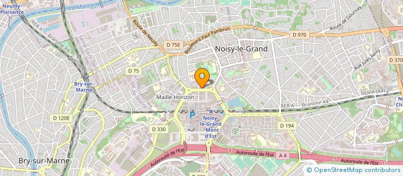 localisation de l'entreprise ASUS FRANCE à NOISY-LE-GRAND