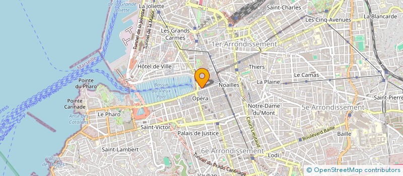 localisation de l'entreprise ASV à MARSEILLE