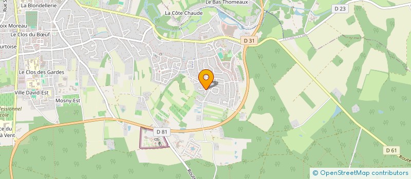 localisation de l'entreprise ASV  AMBOISE