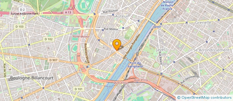 localisation de l'entreprise ASV  PARIS