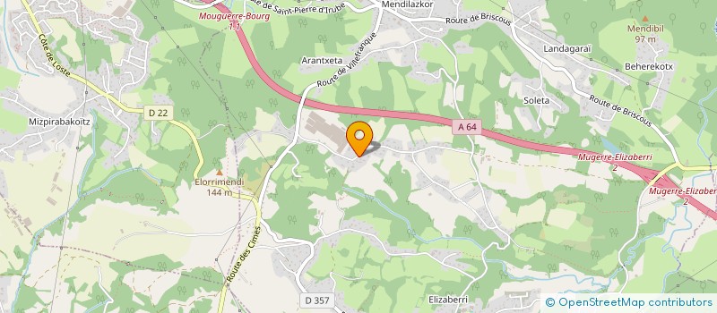 localisation de l'entreprise ASV  MOUGUERRE