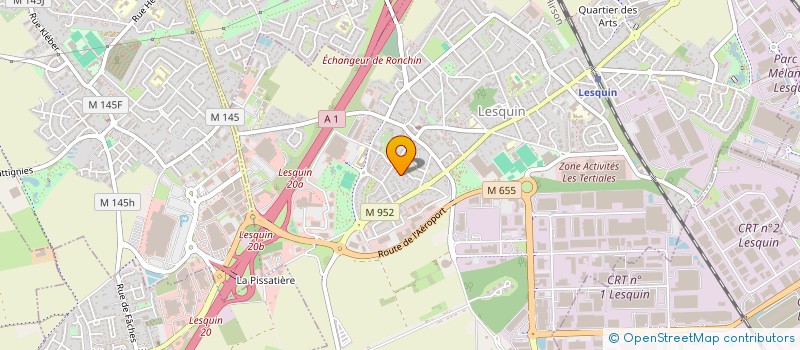 localisation de l'entreprise ASV à LESQUIN