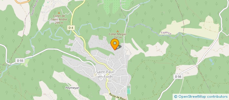 localisation de l'entreprise ASV & ASSOCIES à SAINT-PAUL-EN-FORET