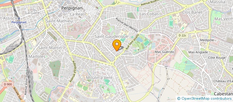 localisation de l'entreprise ASV - ATELIER SAVEUR ET VINS  PERPIGNAN