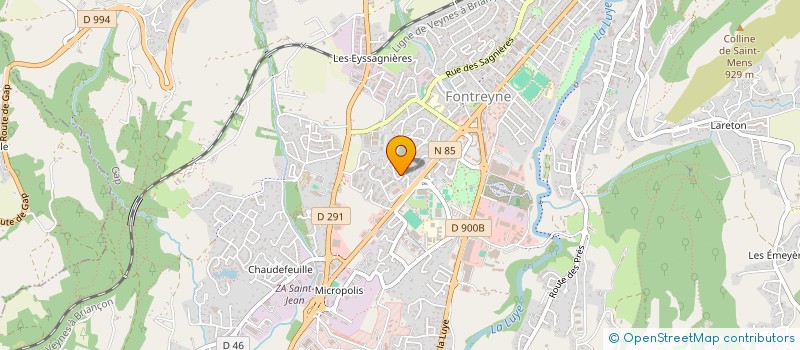 localisation de l'entreprise ASV DEMENAGEMENT  GAP