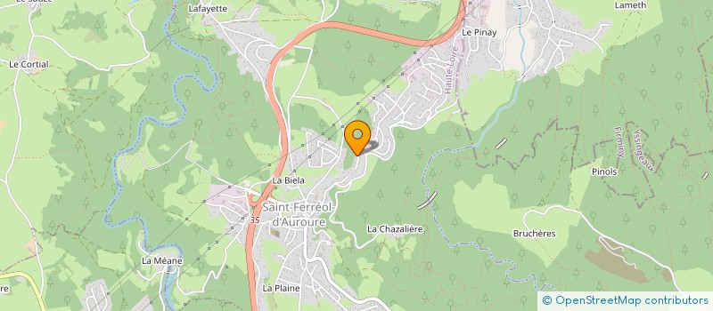 localisation de l'entreprise ASV-H  SAINT-FERREOL-D'AUROURE