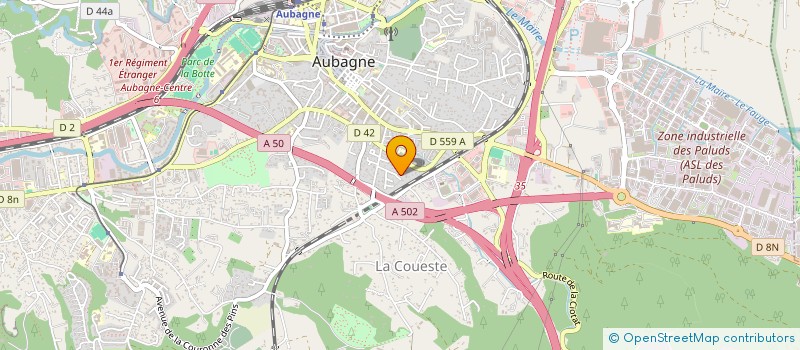 localisation de l'entreprise ASV IMMO 2.0 à AUBAGNE