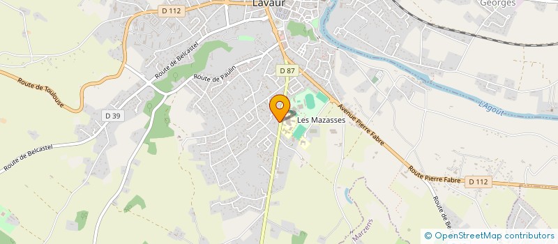 localisation de l'entreprise ASV LAVAUR à LAVAUR