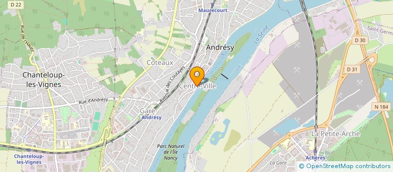 localisation de l'entreprise ASV MANAGEMENT  ANDRESY