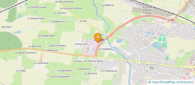 localisation de l'entreprise ASV UTILITAIRES  SAINT-BERTHEVIN